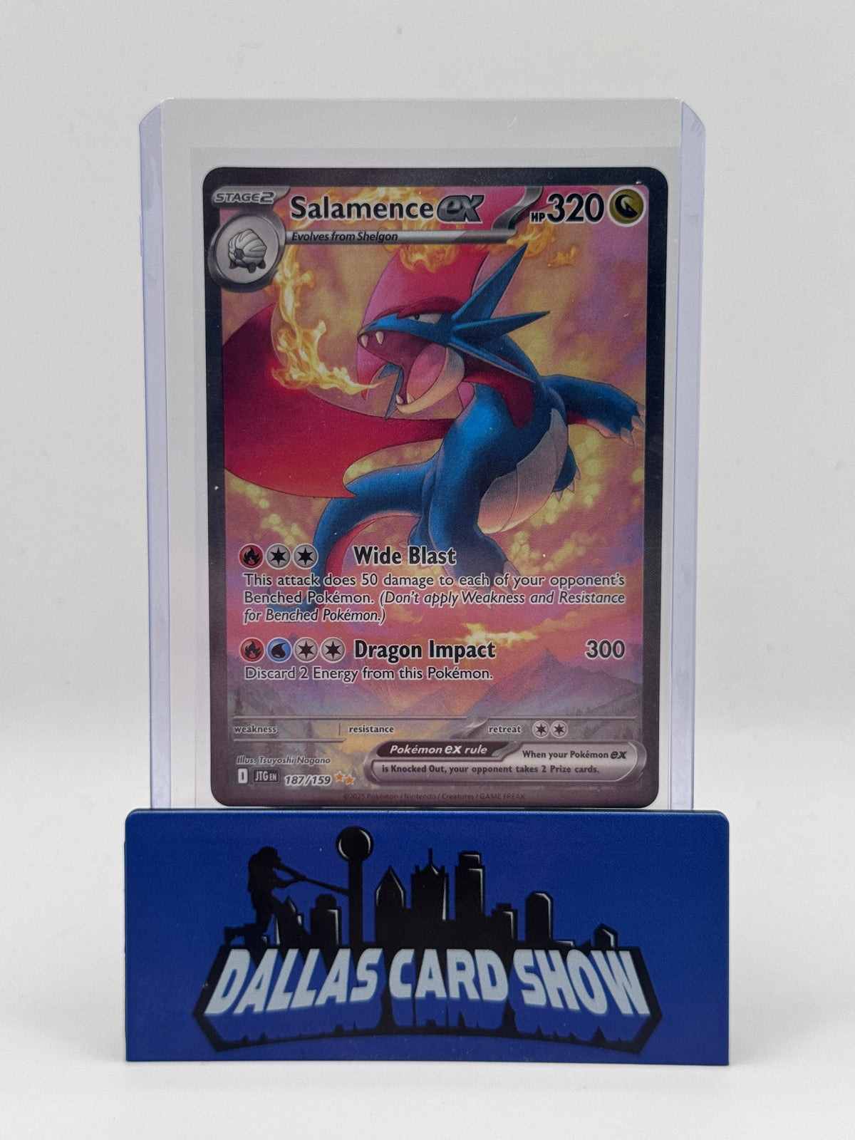 2025 Pokemon - Salamence ex (SIR) - 187/159 Journey Together NM