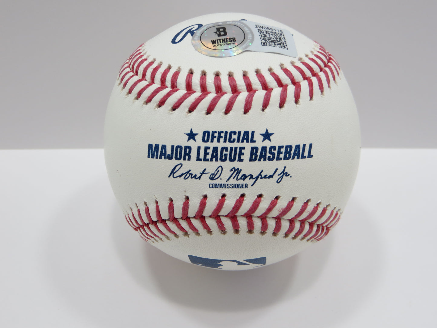 PAT PATRICK MAHOMES SR SIGNED OML BASEBALL Twins w/MVPMAKER THE REAL BAS