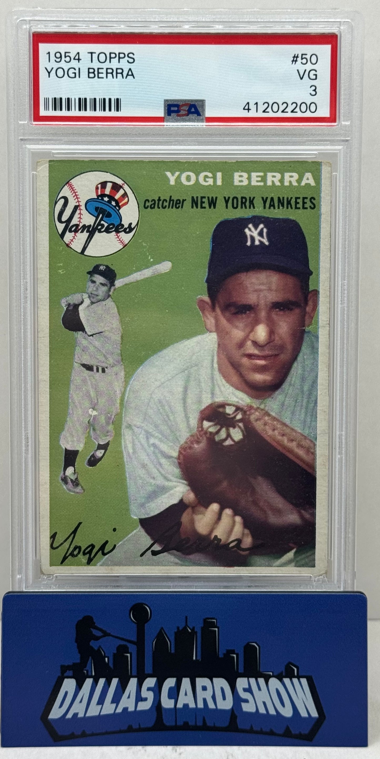1954 Topps Yogi Berra PSA 3