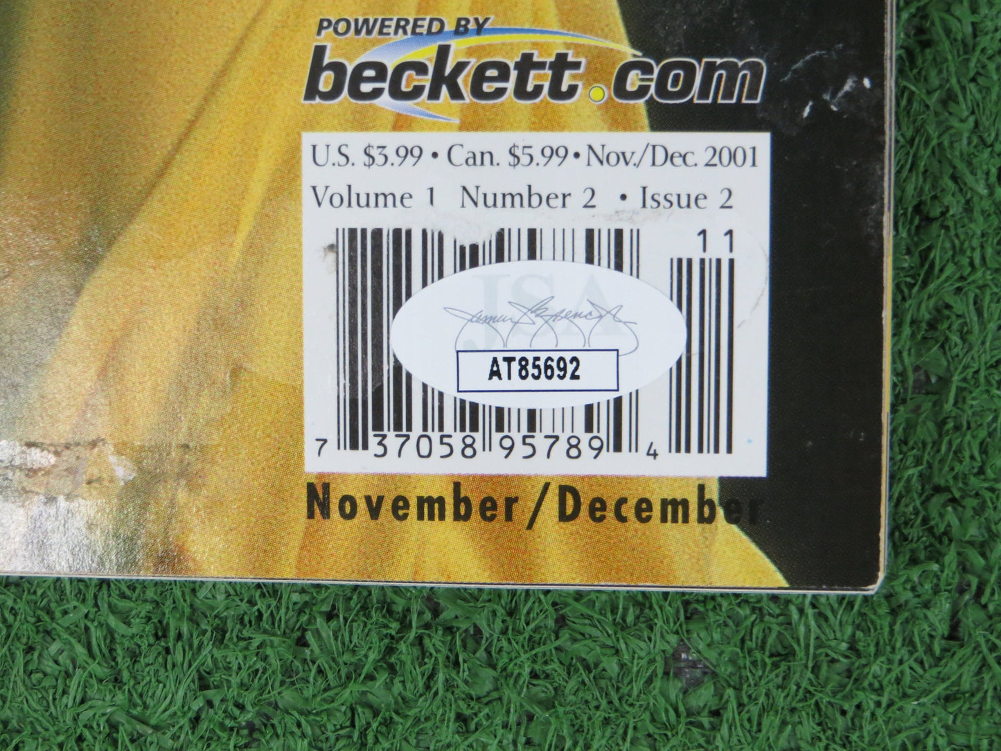 Dr James Beckett SIGNED BECKETT GOLF MAGAZINE Tiger Woods Duval ISSUE #2 JSA