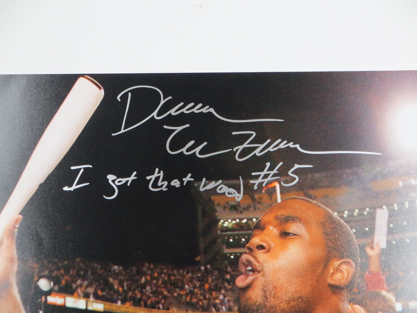 DARREN MCFADDEN Arkansas Razorbacks SIGNED 16x20 PHOTO w/INSC Raiders JSA COA
