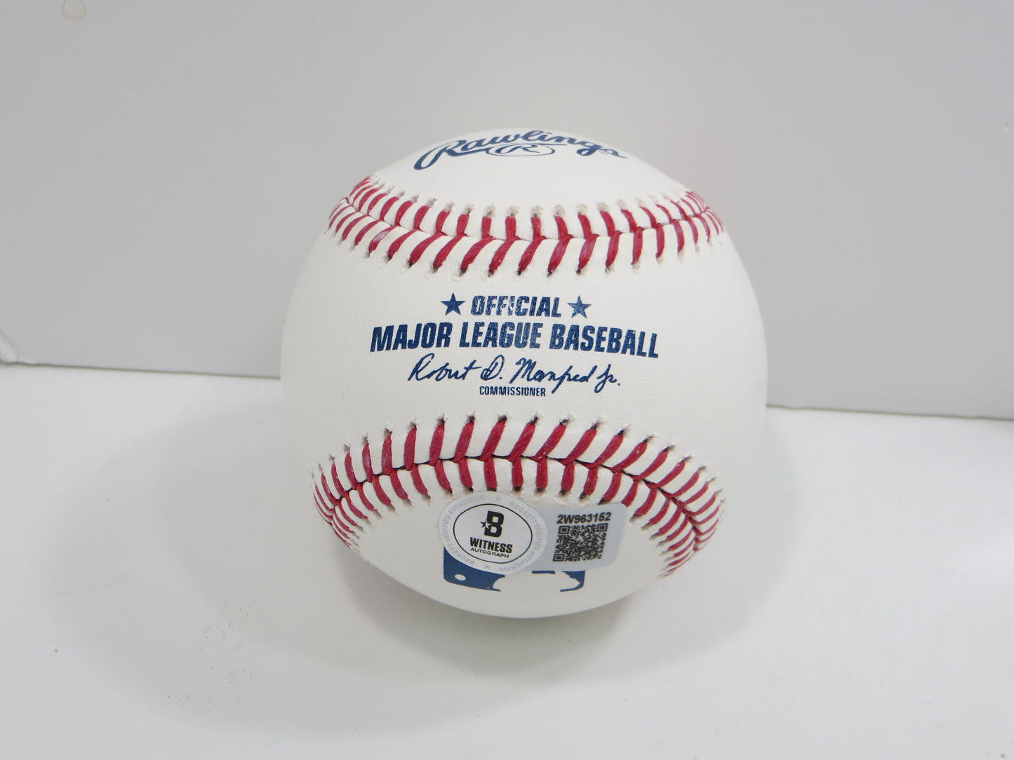 SEBASTIAN WALCOTT TEXAS RANGERS SIGNED RAWLINGS OML BASEBALL BAS COA