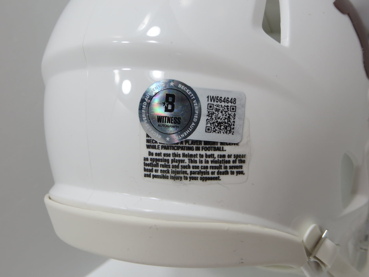 COLT McCOY JORDAN SHIPLEY SIGNED TEXAS LONGHORNS Riddell MINI HELMET BAS