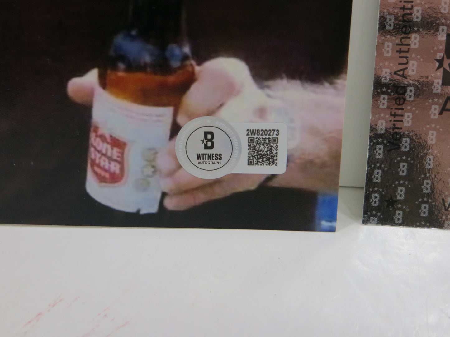 EARL CAMPBELL Texas Longhorns Houston Oilers SIGNED 8x10 PHOTO w/ Willie Nelson BAS