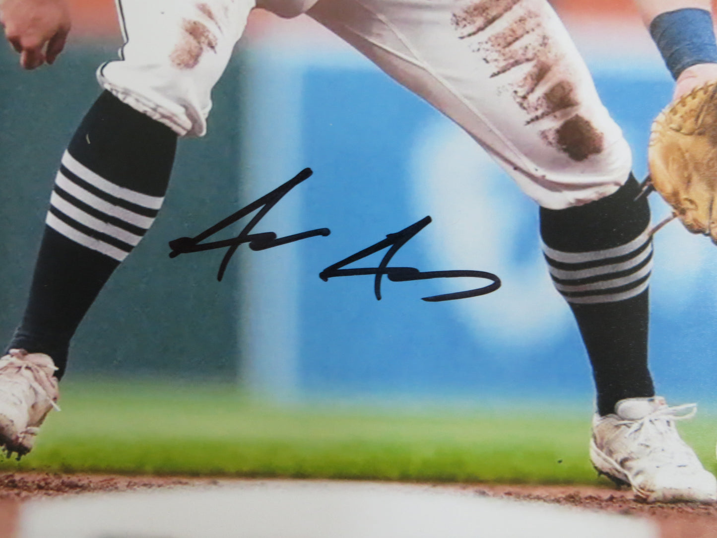 JACE JUNG DETROIT TIGERS SIGNED 8x10 PHOTO Texas Tech BAS COA