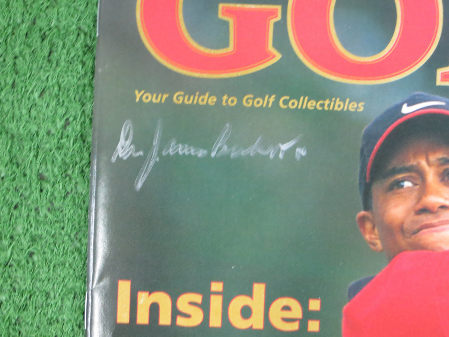 Dr James Beckett SIGNED BECKETT GOLF MAGAZINE Tiger Woods ISSUE #1 JSA COA