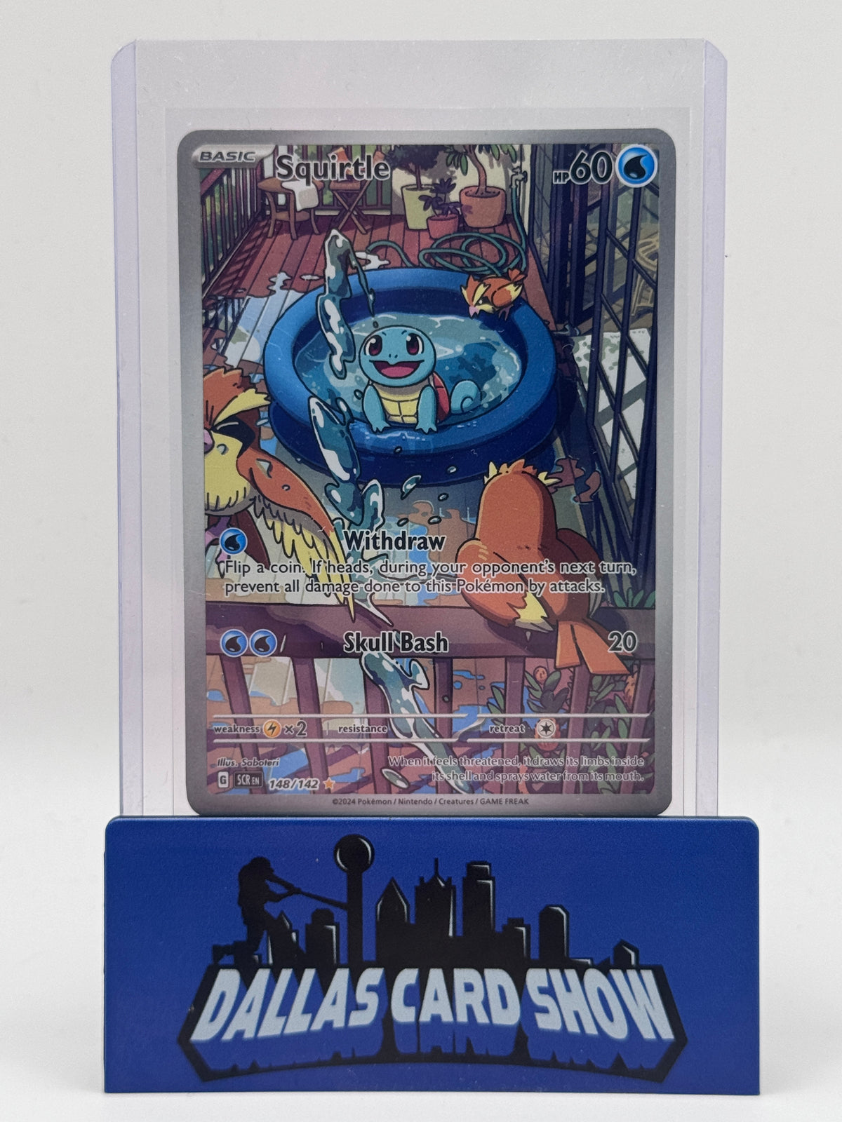 2024 Pokemon - Squirtle (Illustration Rare) - 148/142 Stellar Crown NM