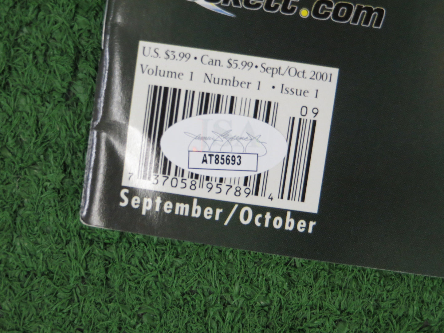 Dr James Beckett SIGNED BECKETT GOLF MAGAZINE Tiger Woods ISSUE #1 JSA COA