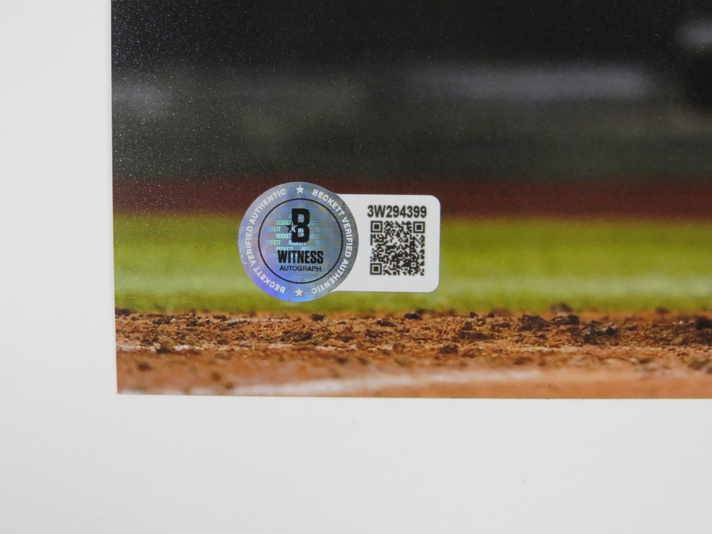 JOSH SMITH TEXAS RANGERS SIGNED 8x10 PHOTO Globe Life Field At-Bat BAS COA