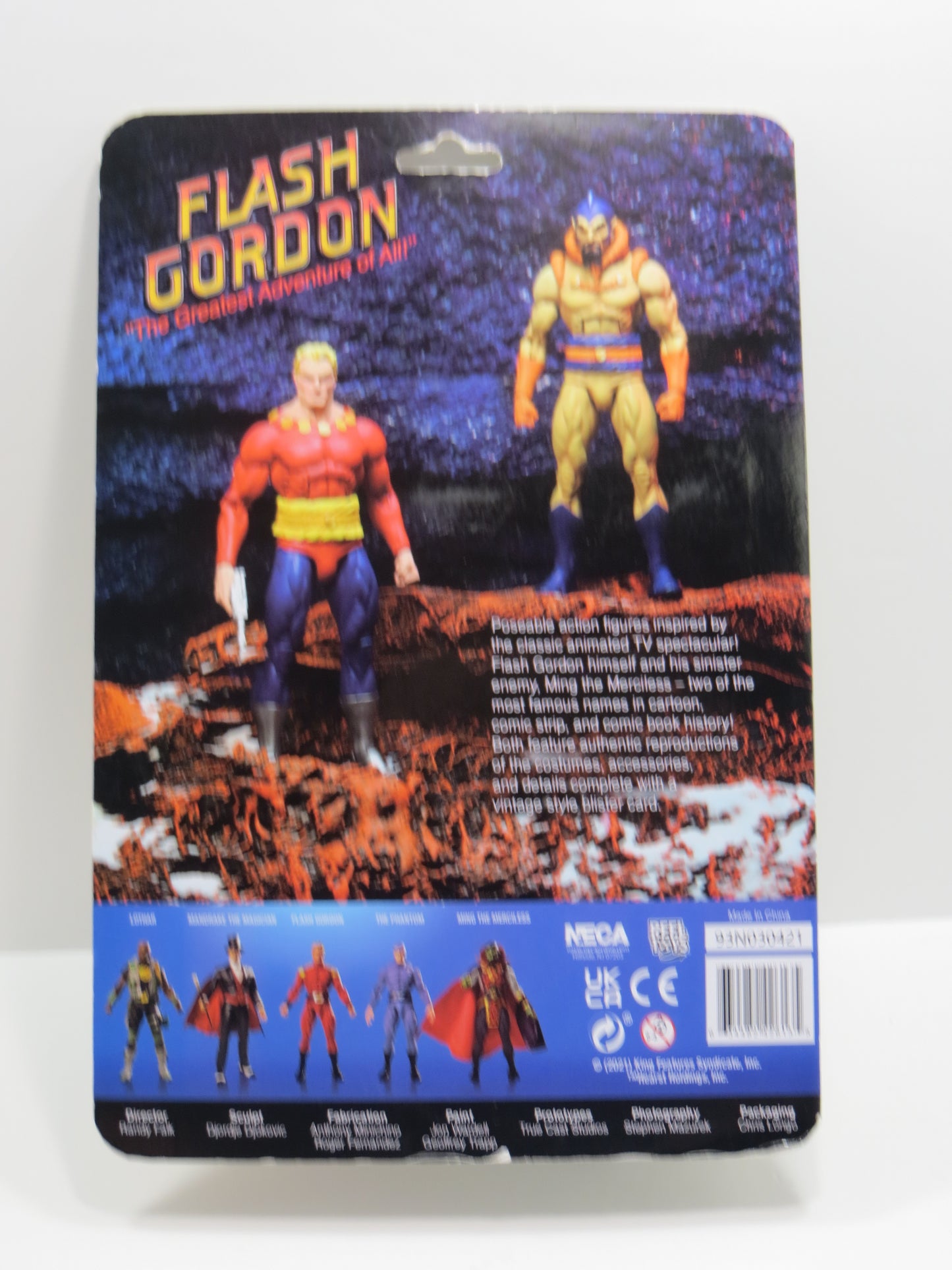 SAM JONES SIGNED FLASH GORDON FIGURINE UNOPENED