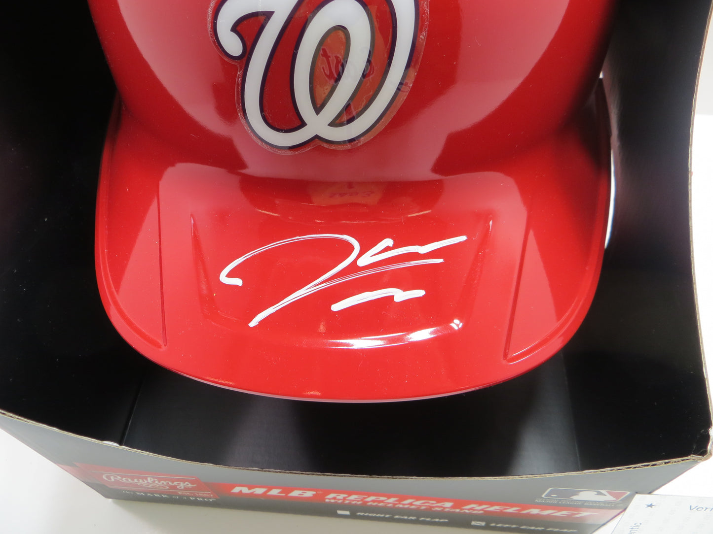 JAMES WOOD SIGNED WASHINGTON NATIONALS FULL SIZE BATTING HELMET BAS