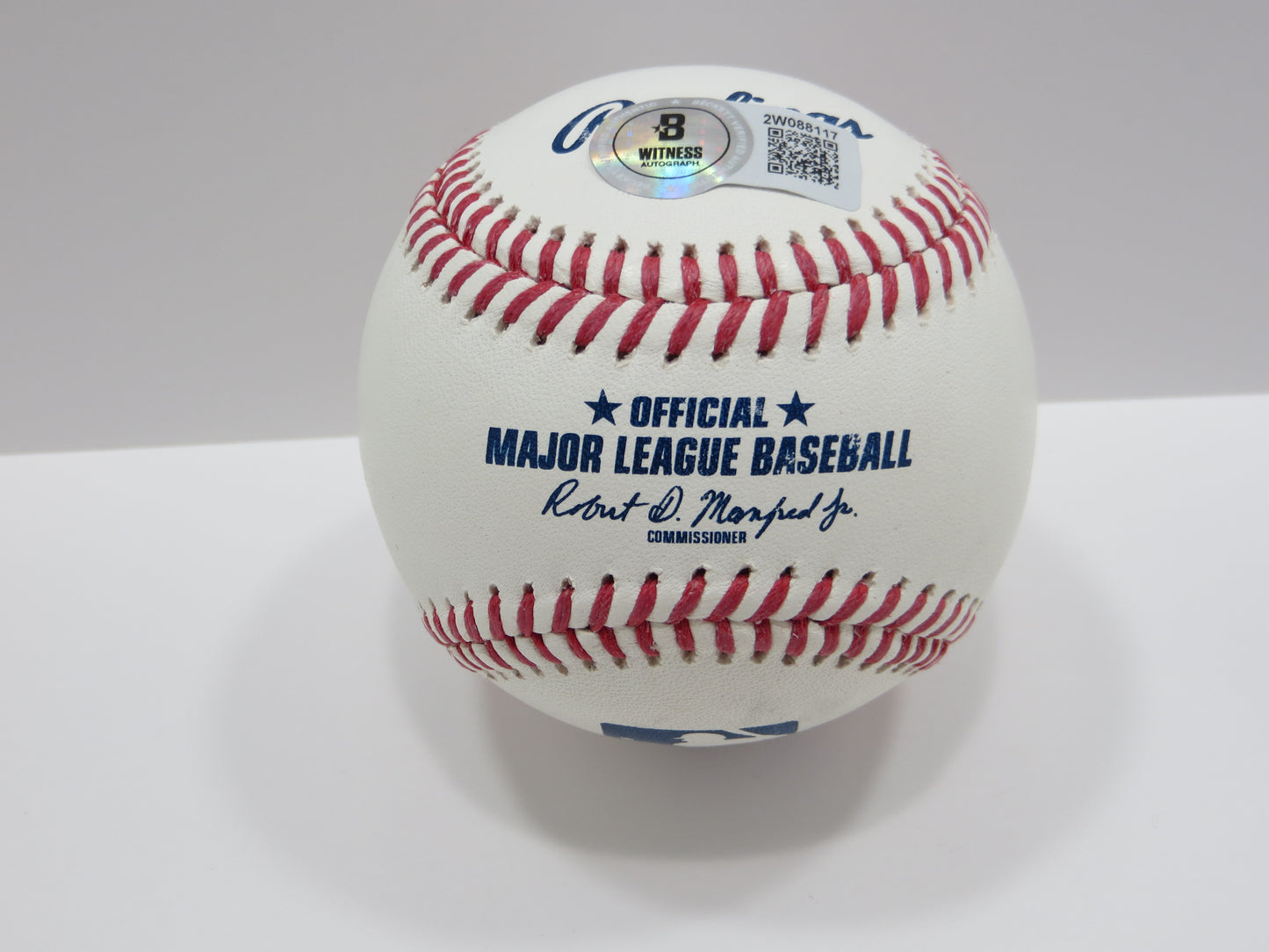 PAT PATRICK MAHOMES SR SIGNED OML BASEBALL Twins w/MVPMAKER THE REAL BAS