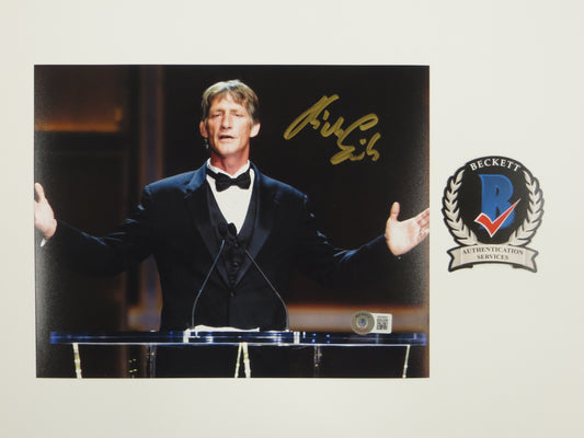 KEVIN VON ERICH SIGNED 8x10 Hall of Fame Speech PHOTO WCW WWF WWE BAS