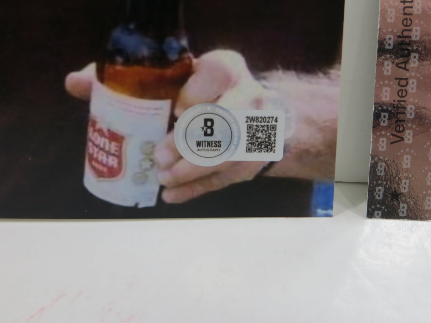 EARL CAMPBELL Texas Longhorns Houston Oilers SIGNED 8x10 PHOTO w/ Willie Nelson BAS