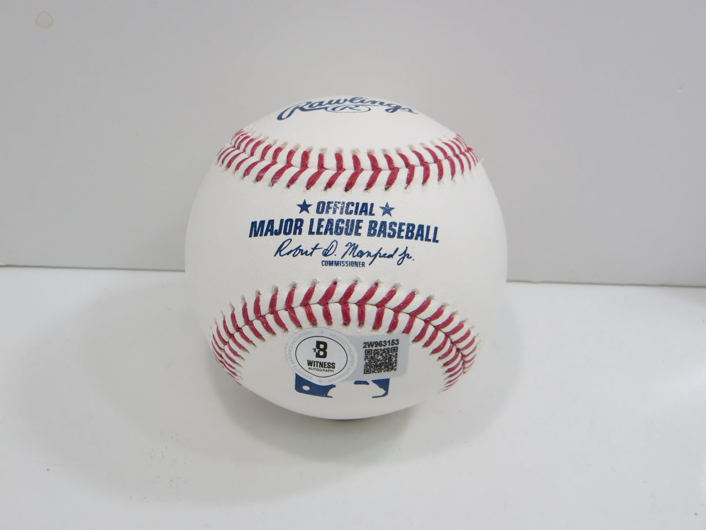 SEBASTIAN WALCOTT TEXAS RANGERS SIGNED RAWLINGS OML BASEBALL BAS COA