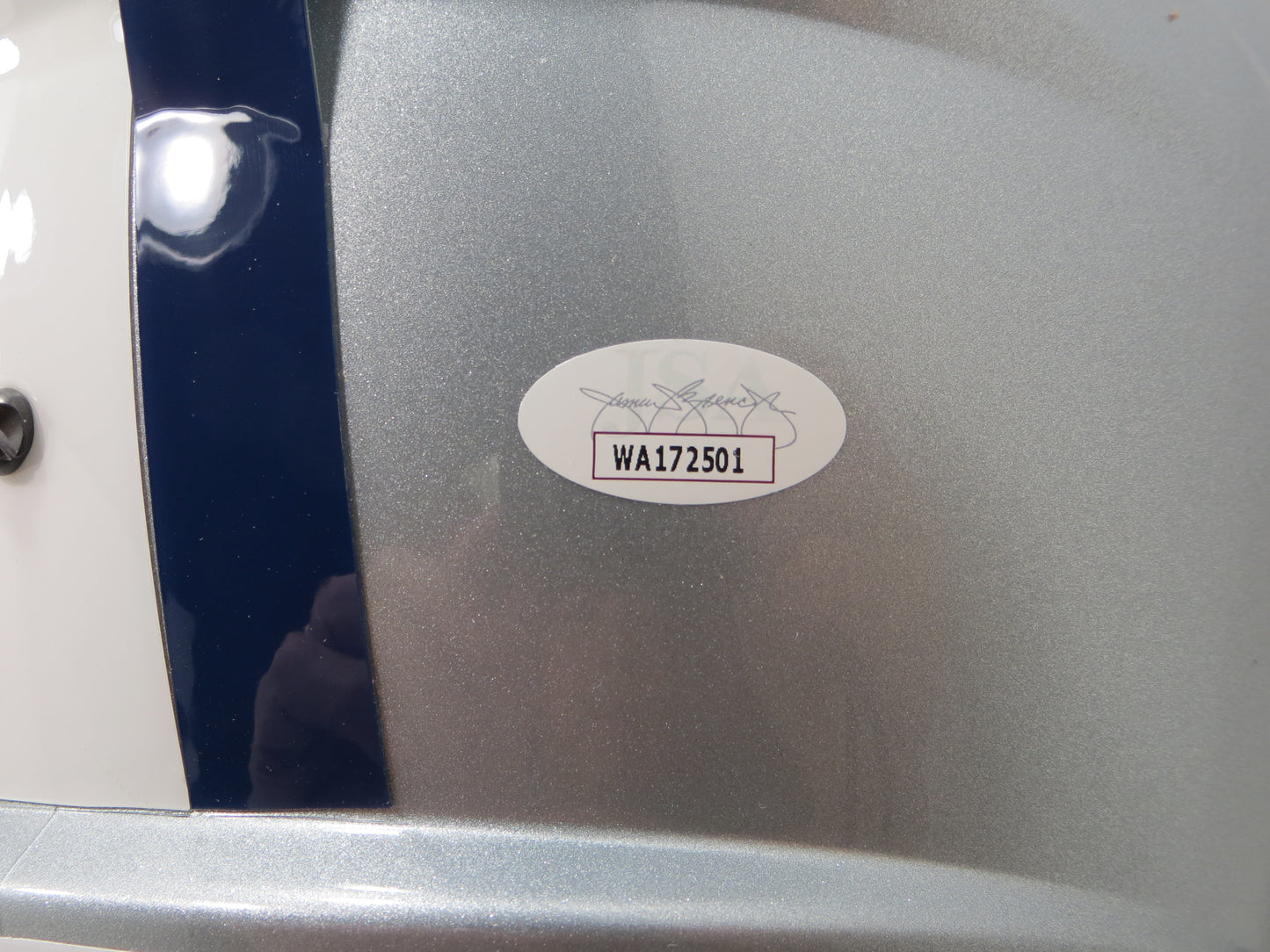 DD LEWIS SIGNED DALLAS COWBOYS RIDDELL F/S HELMET w/2 INSCs JSA COA