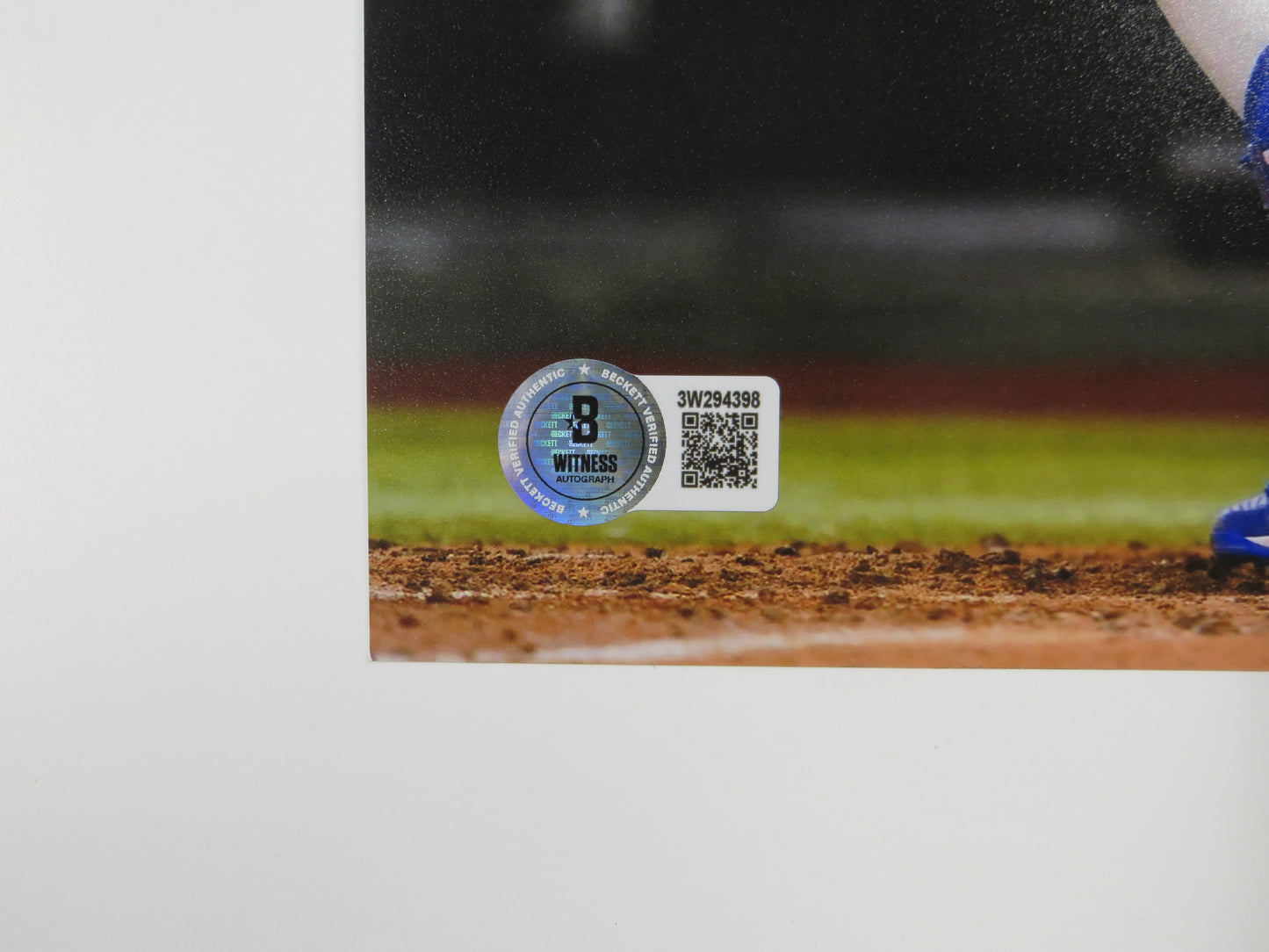 JOSH SMITH TEXAS RANGERS SIGNED 8x10 PHOTO Globe Life Field At-Bat BAS COA