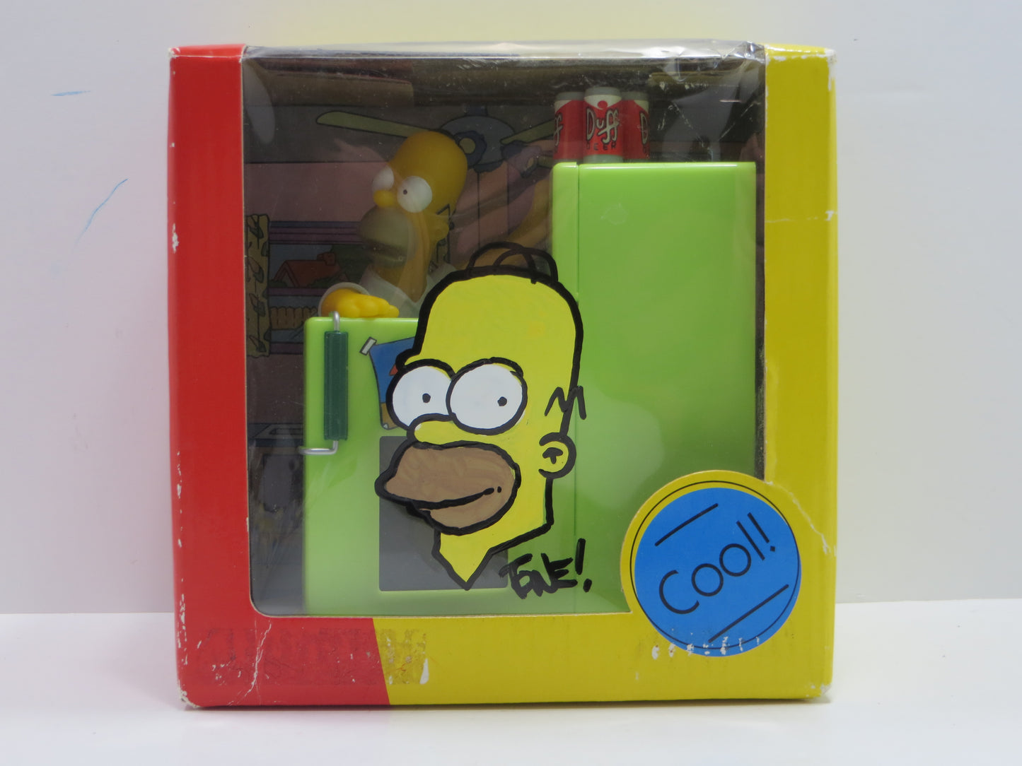 TONE RODRIGUEZ SIGNED SKETCHED Homer Talking Alarm Clock SIMPSONS FIGURINE