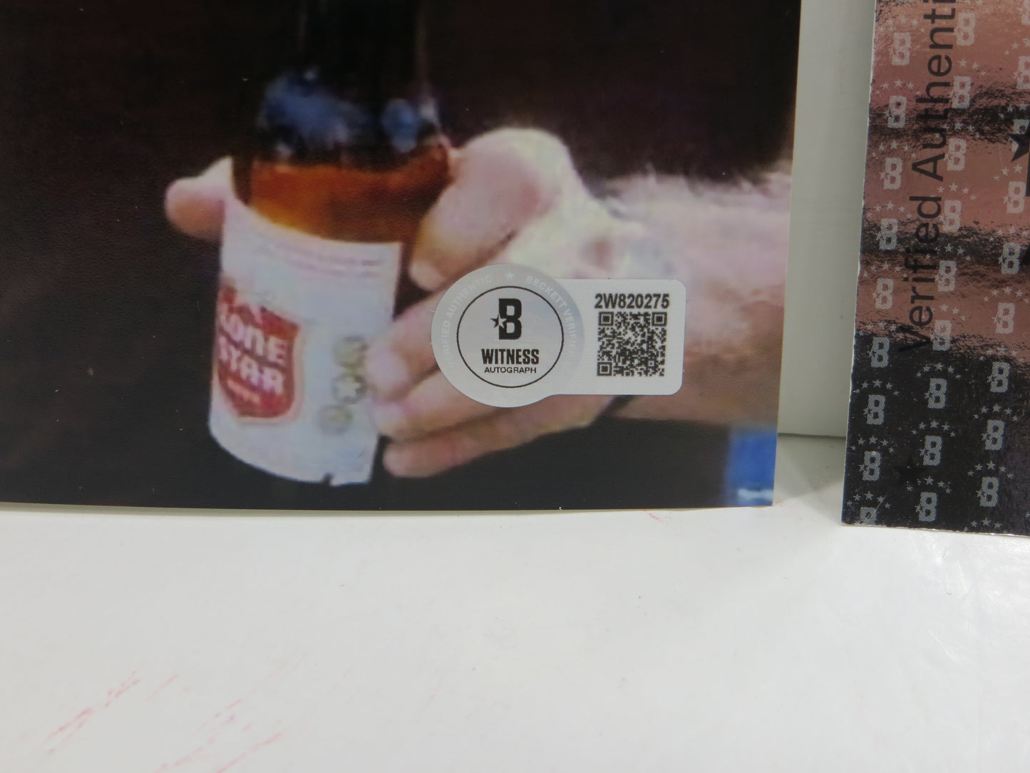 EARL CAMPBELL Texas Longhorns Houston Oilers SIGNED 8x10 PHOTO w/ Willie Nelson BAS