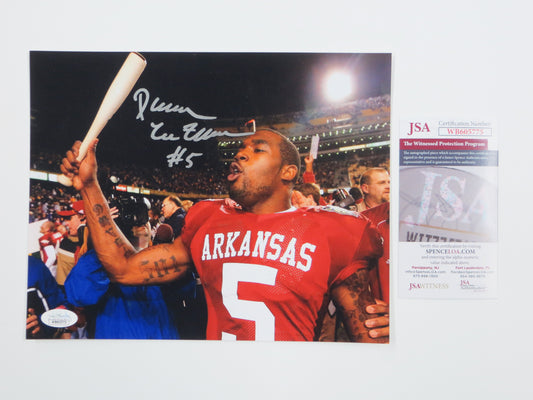 DARREN MCFADDEN Arkansas Razorbacks SIGNED 8x10 PHOTO Raiders Cowboys JSA COA