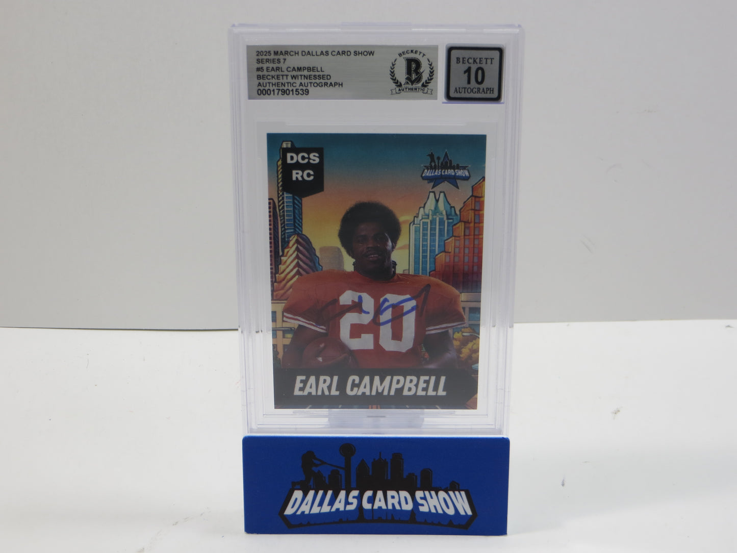 2025 MARCH DCS SERIES 7 #5 EARL CAMPBELL BAS 10 AUTO