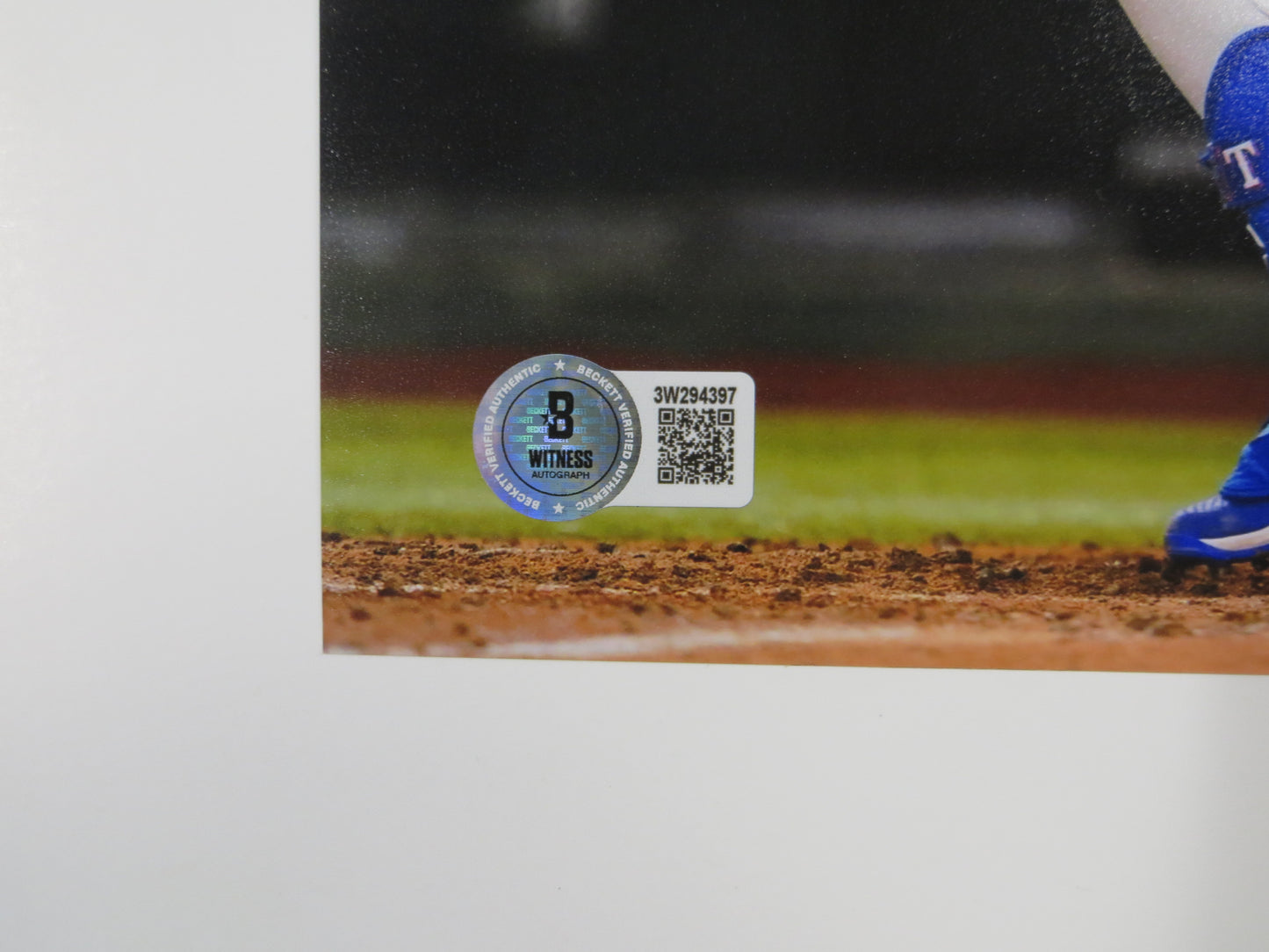 JOSH SMITH TEXAS RANGERS SIGNED 8x10 PHOTO Globe Life Field At-Bat BAS COA