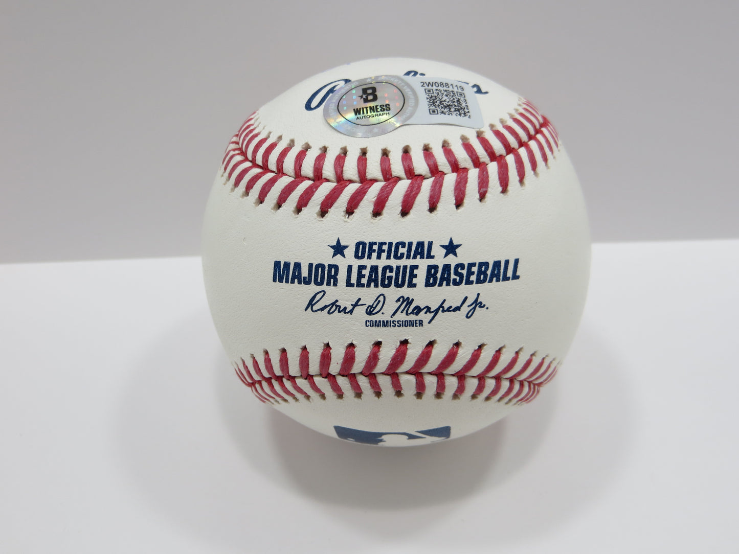 PAT PATRICK MAHOMES SR SIGNED OML BASEBALL Twins w/MVPMAKER THE REAL BAS