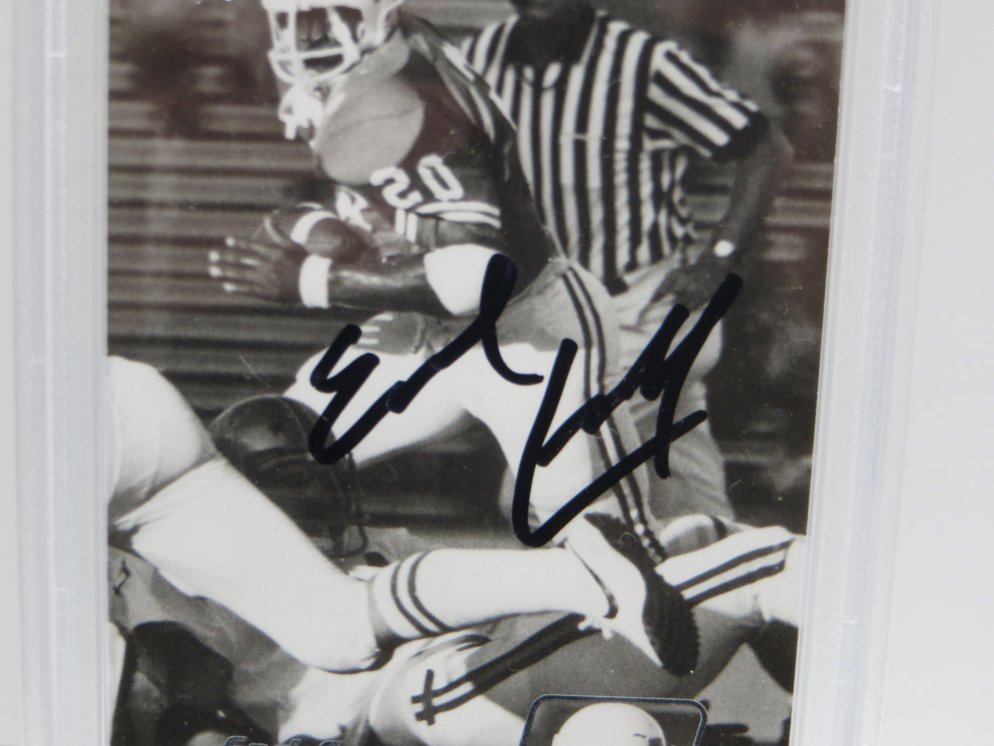 EARL CAMPBELL SIGNED 2011 UPPER DECK #49 Football Card PSA SLAB Authentic AUTO