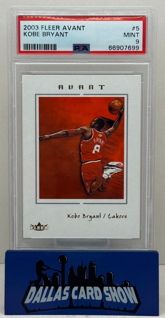 2003 Fleer Avant #5 Kobe Bryant PSA 9