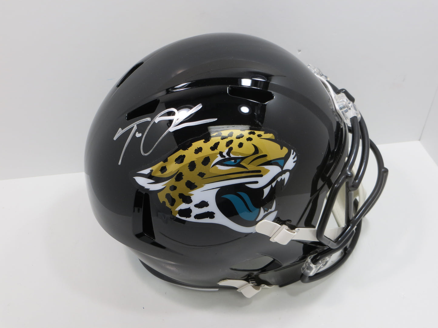 TREVOR LAWRENCE SIGNED JACKSONVILLE JAGUARS SPEED FULL SIZE HELMET FANATICS