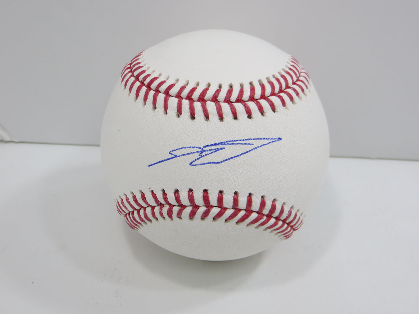 SEBASTIAN WALCOTT TEXAS RANGERS SIGNED RAWLINGS OML BASEBALL BAS COA