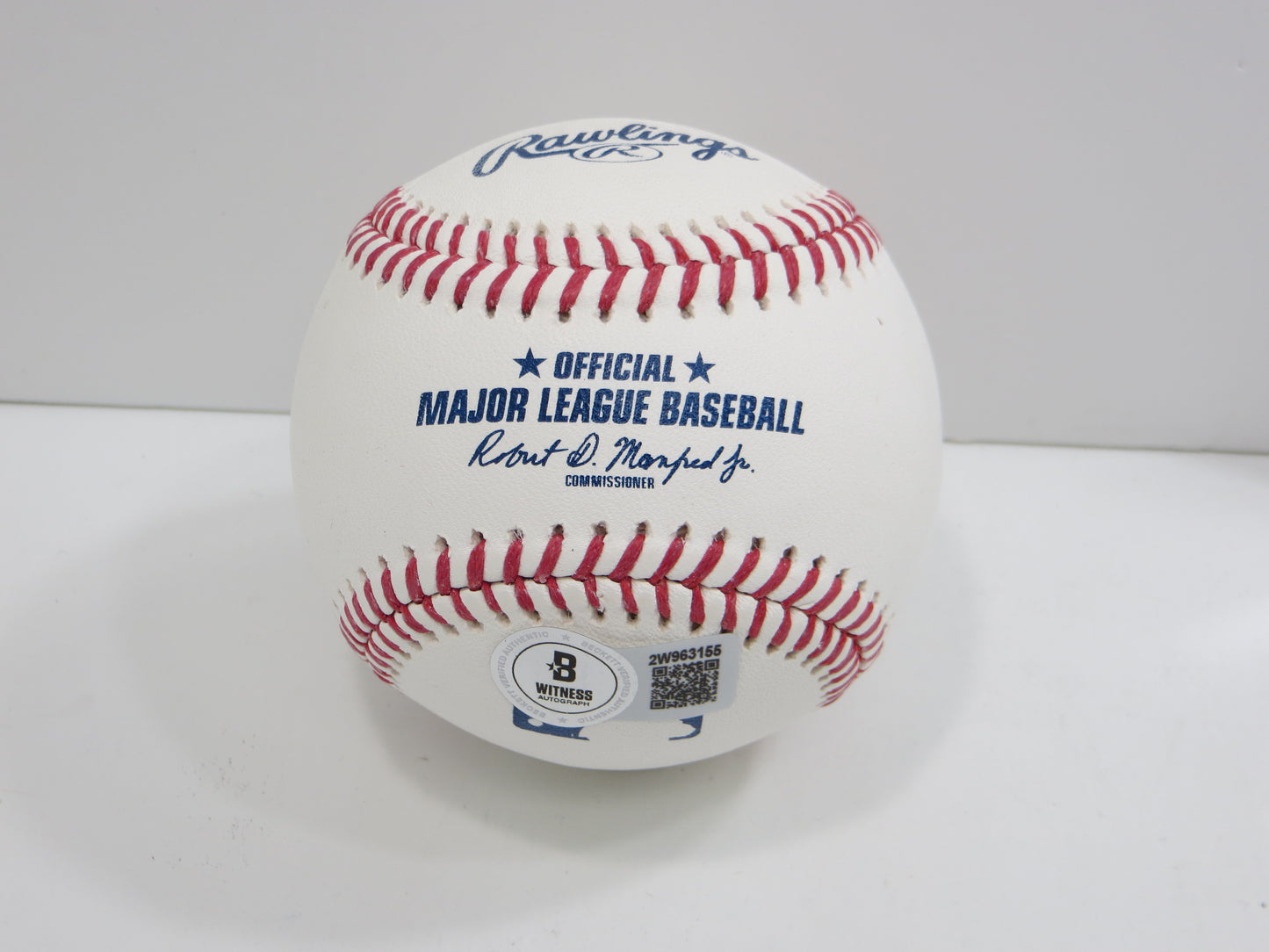 SEBASTIAN WALCOTT TEXAS RANGERS SIGNED RAWLINGS OML BASEBALL BAS COA