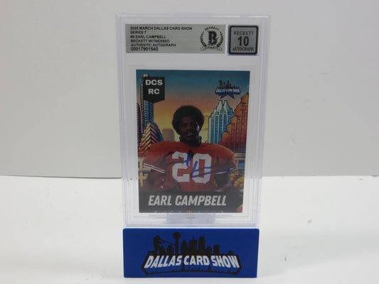 2025 MARCH DCS SERIES 7 #5 EARL CAMPBELL BAS 10 AUTO