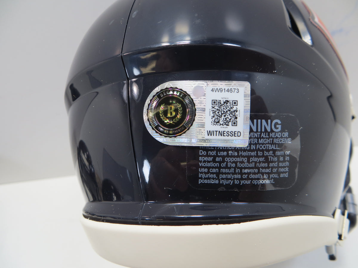 MIKE SINGLETARY CHICAGO BEARS SIGNED MINI HELMET w/HOF98 Baylor BAS