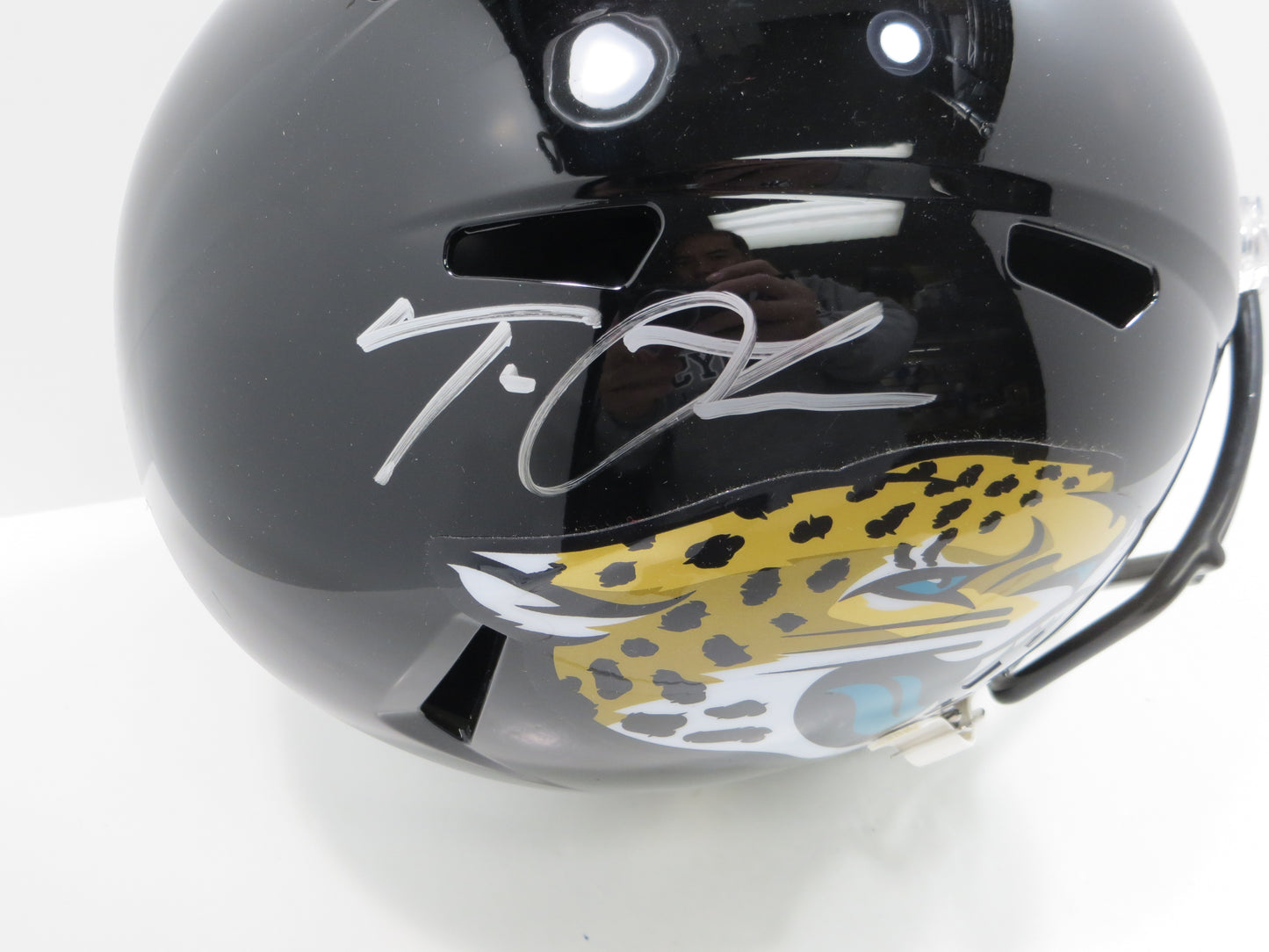TREVOR LAWRENCE SIGNED JACKSONVILLE JAGUARS SPEED FULL SIZE HELMET FANATICS