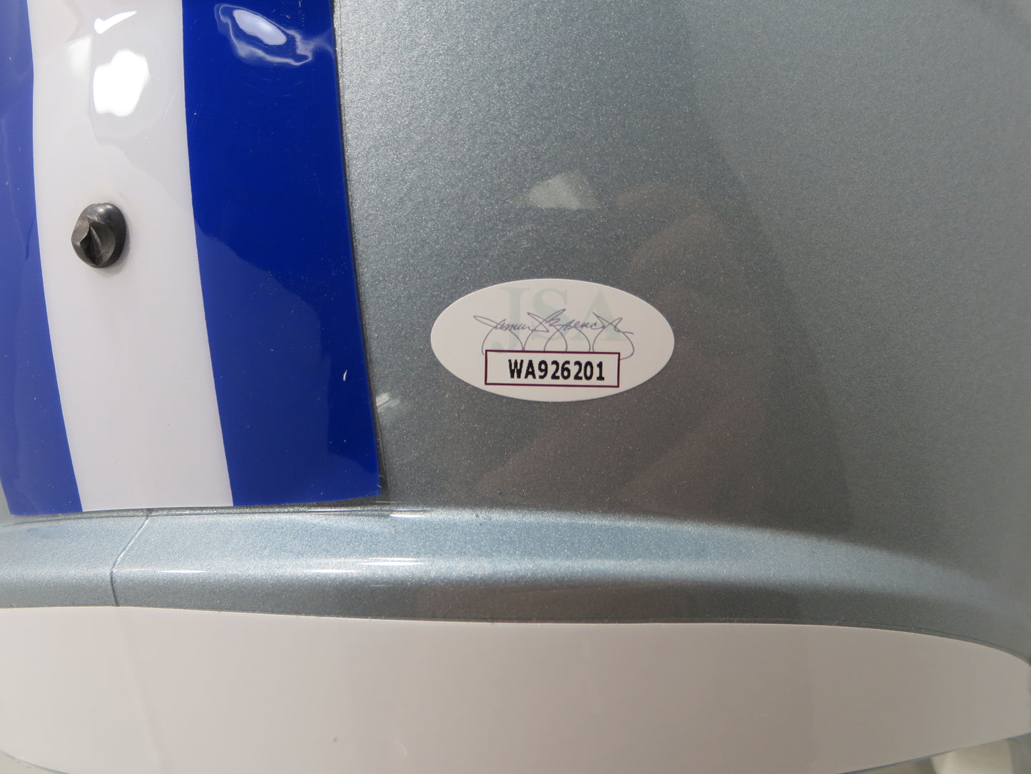 BOB LILLY SIGNED DALLAS COWBOYS RIDDELL FULL SIZE Throwback HELMET w/8INSC JSA