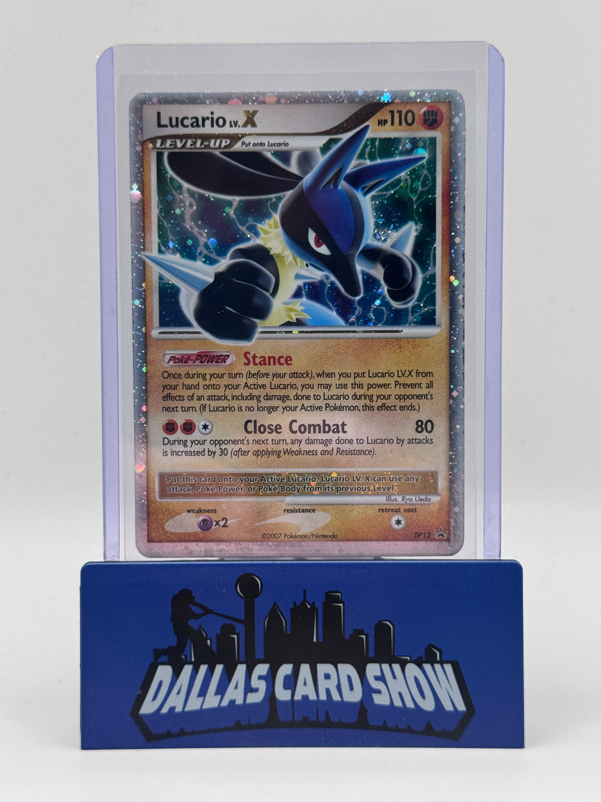 2007 Pokemon - Lucario Lv. X - DP12 Black Star Promos MP