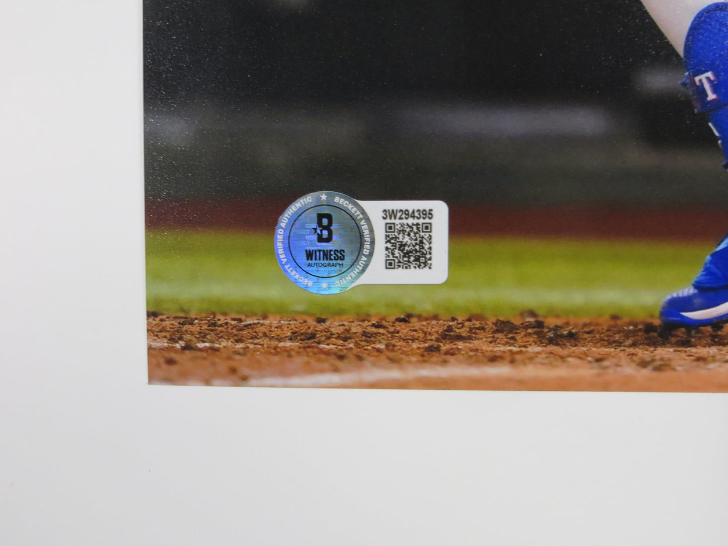 JOSH SMITH TEXAS RANGERS SIGNED 8x10 PHOTO Globe Life Field At-Bat BAS COA