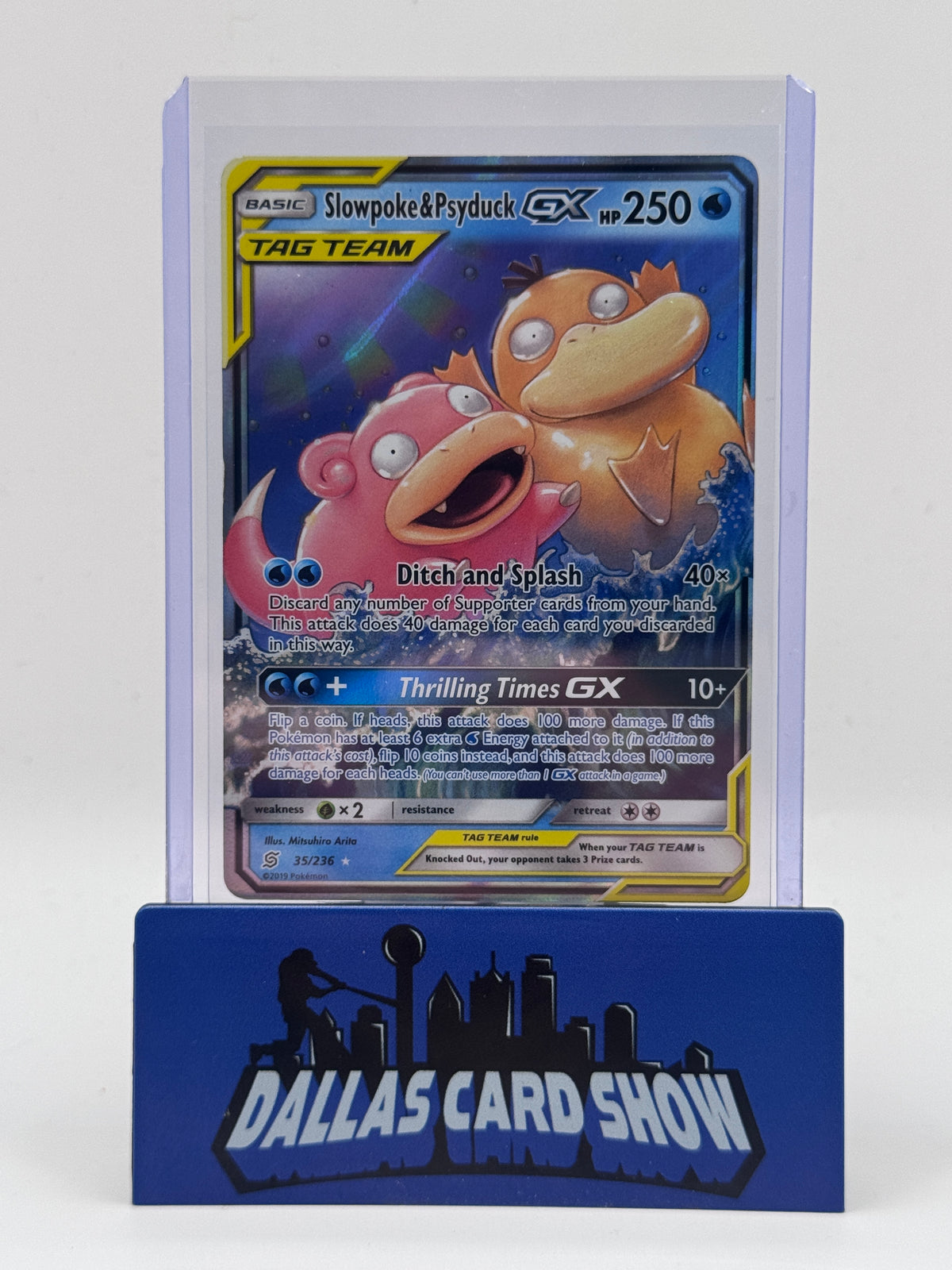 2019 Pokemon - Slowpoke & Psyduck GX - 35/236 Unified Minds NM