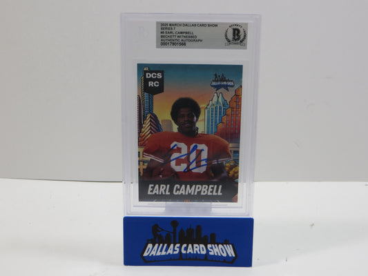 2025 MARCH DCS SERIES 6 #5 EARL CAMPBELL BAS 10 AUTO