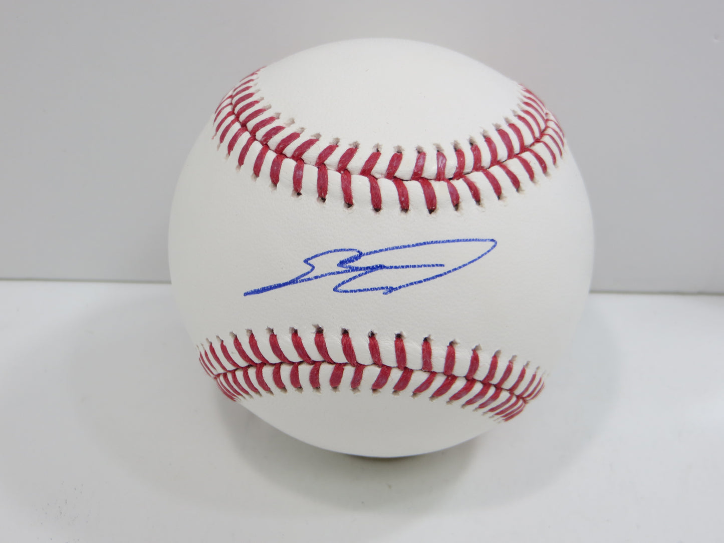 SEBASTIAN WALCOTT TEXAS RANGERS SIGNED RAWLINGS OML BASEBALL BAS COA
