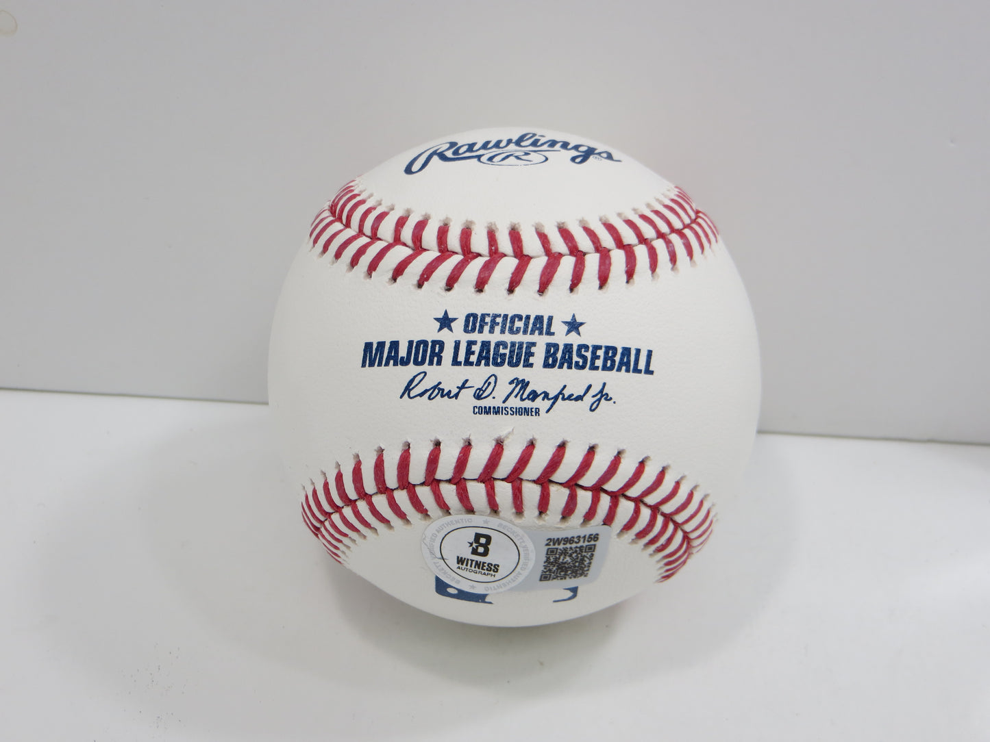 SEBASTIAN WALCOTT TEXAS RANGERS SIGNED RAWLINGS OML BASEBALL BAS COA