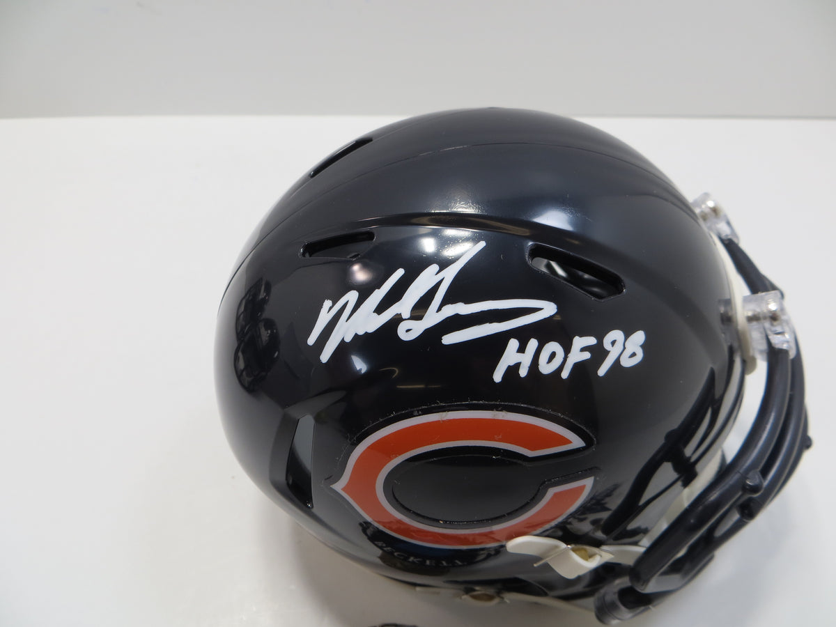 MIKE SINGLETARY CHICAGO BEARS SIGNED MINI HELMET w/HOF98 Baylor BAS