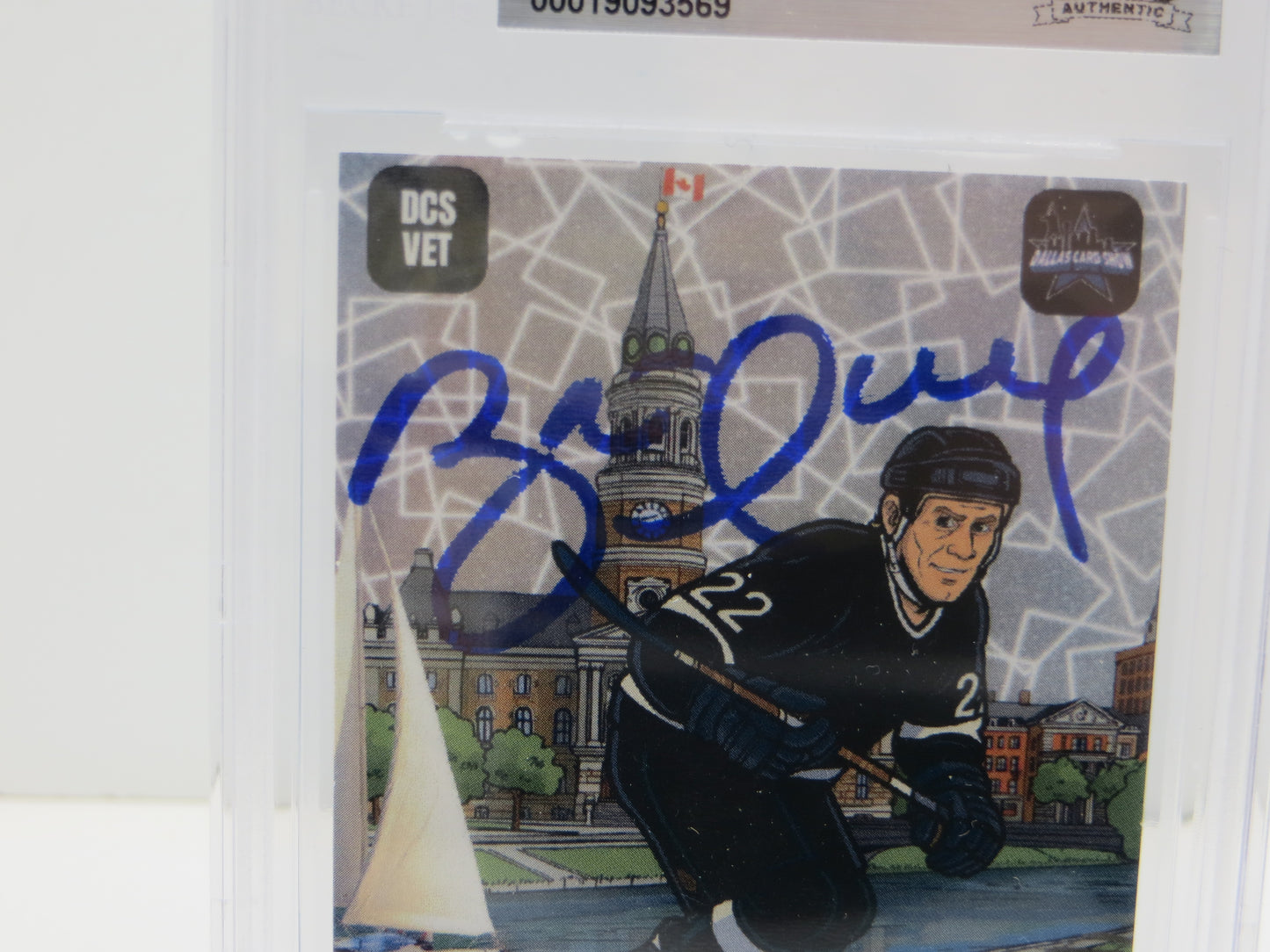 2025 NOVEMBER DALLAS CARD SHOW #8 BRETT HULL BECKETT WITNESSED AUTHENTIC AUTO 10 (Copy)