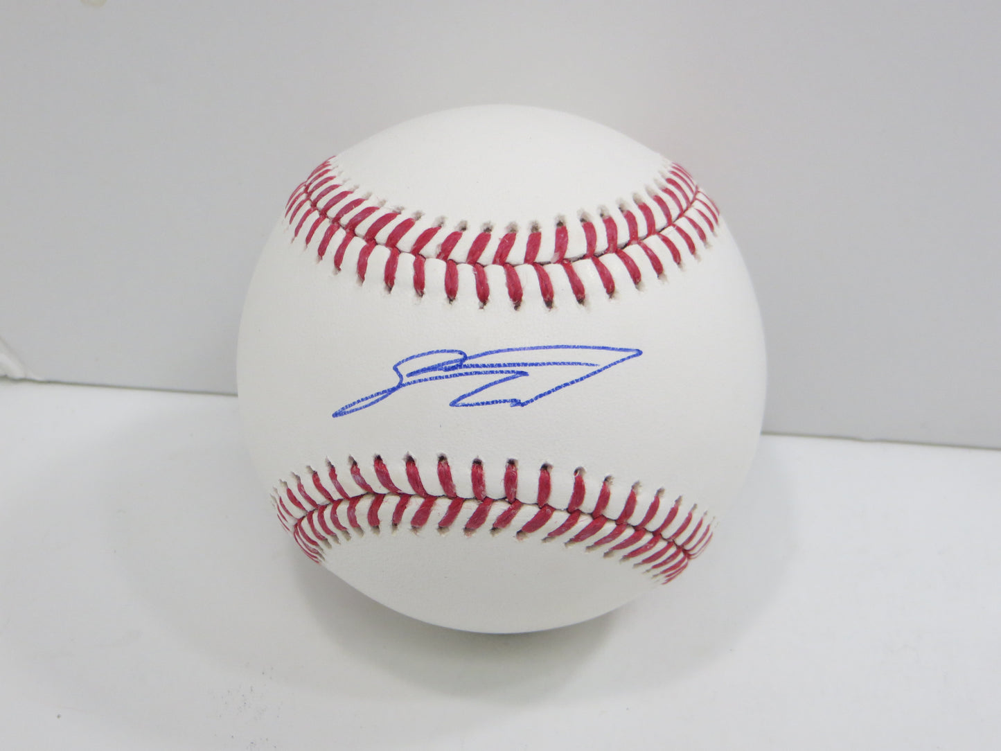 SEBASTIAN WALCOTT TEXAS RANGERS SIGNED RAWLINGS OML BASEBALL BAS COA