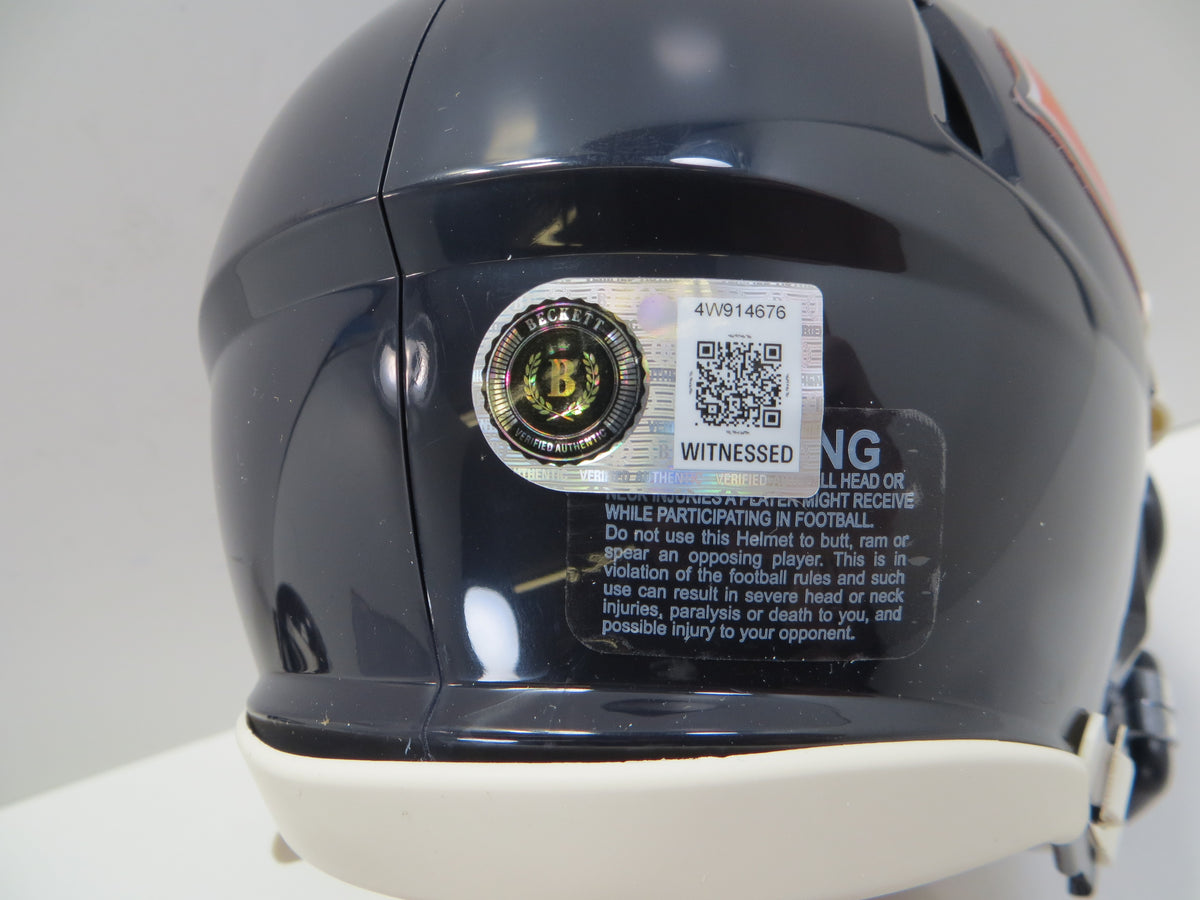 MIKE SINGLETARY CHICAGO BEARS SIGNED MINI HELMET w/HOF98 Baylor BAS