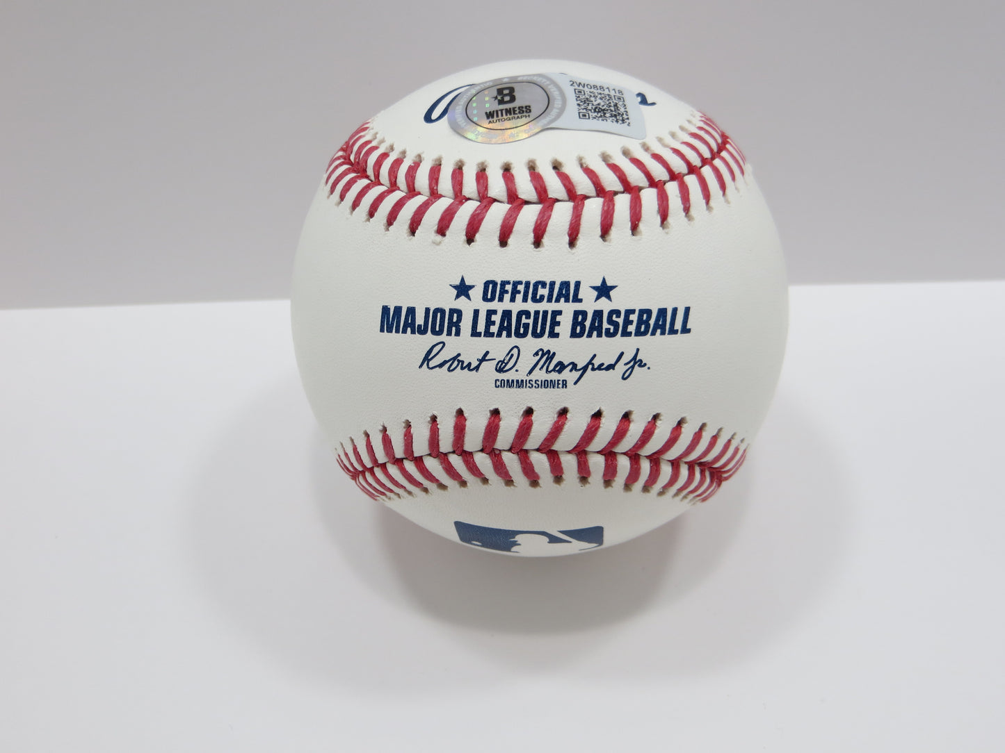 PAT PATRICK MAHOMES SR SIGNED OML BASEBALL Twins w/MVPMAKER THE REAL BAS