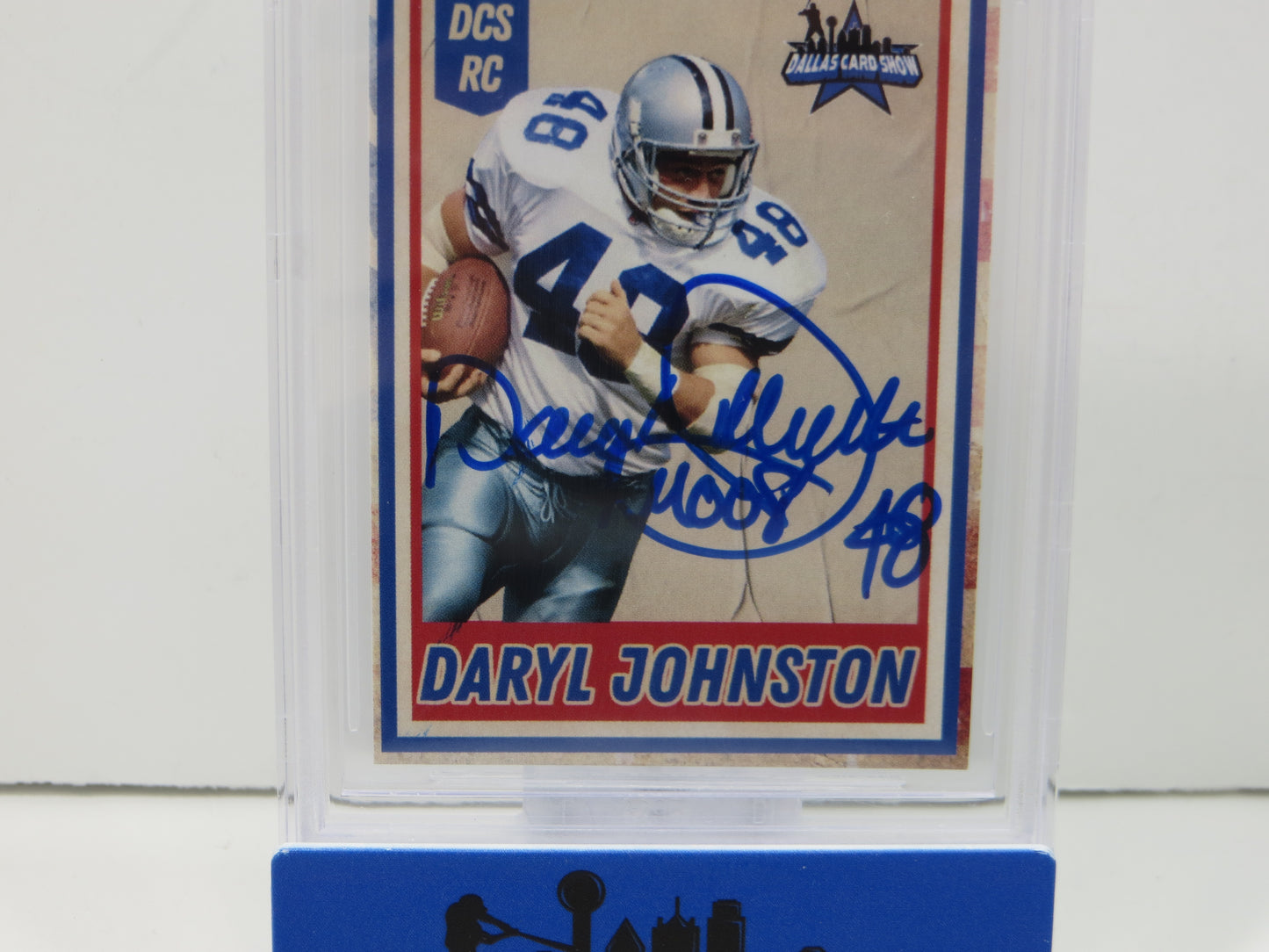 2025 Dallas Card Show Series 9 DARYL JOHNSTON SIGNED Dallas Cowboys BGS