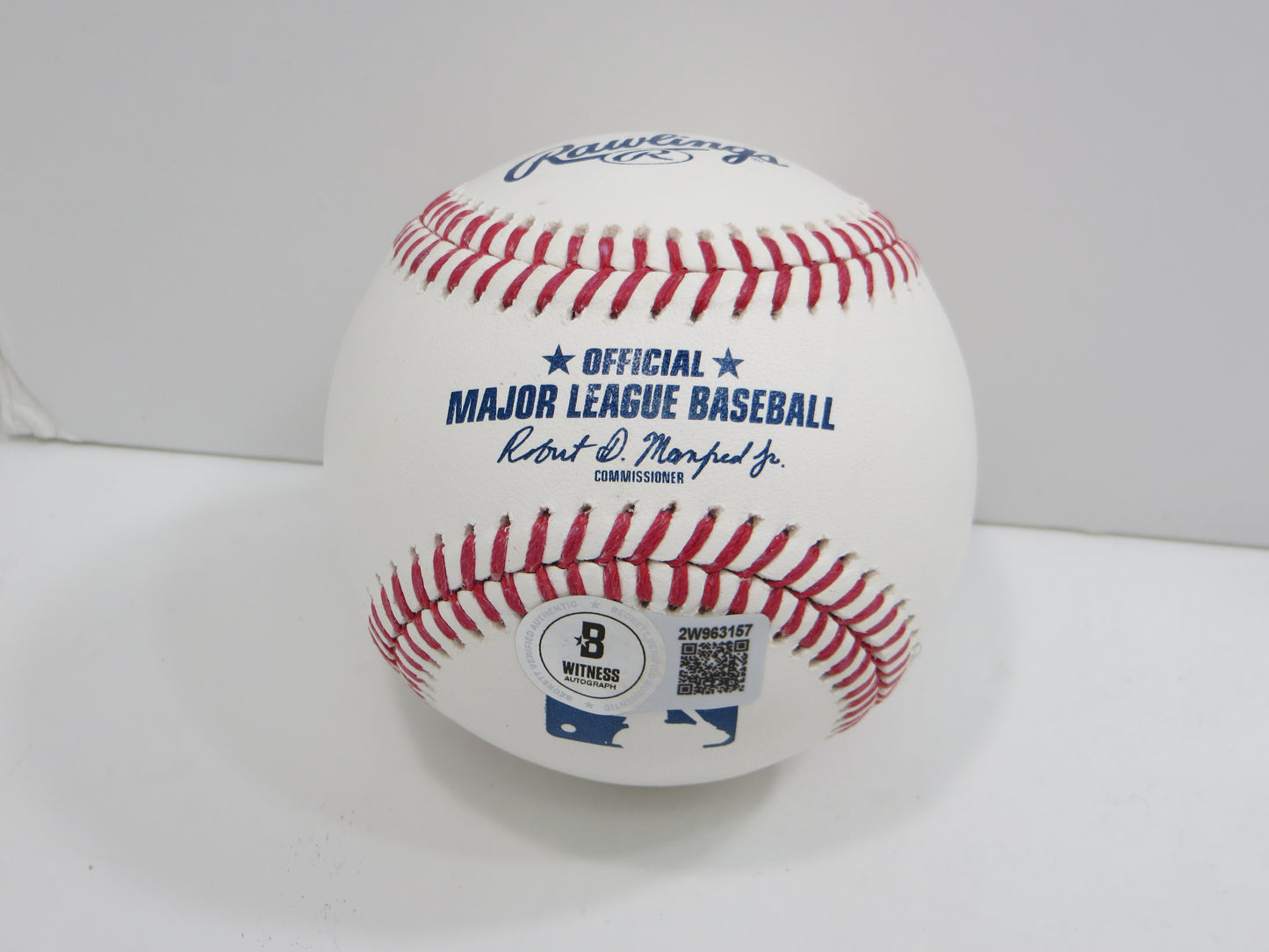 SEBASTIAN WALCOTT TEXAS RANGERS SIGNED RAWLINGS OML BASEBALL BAS COA