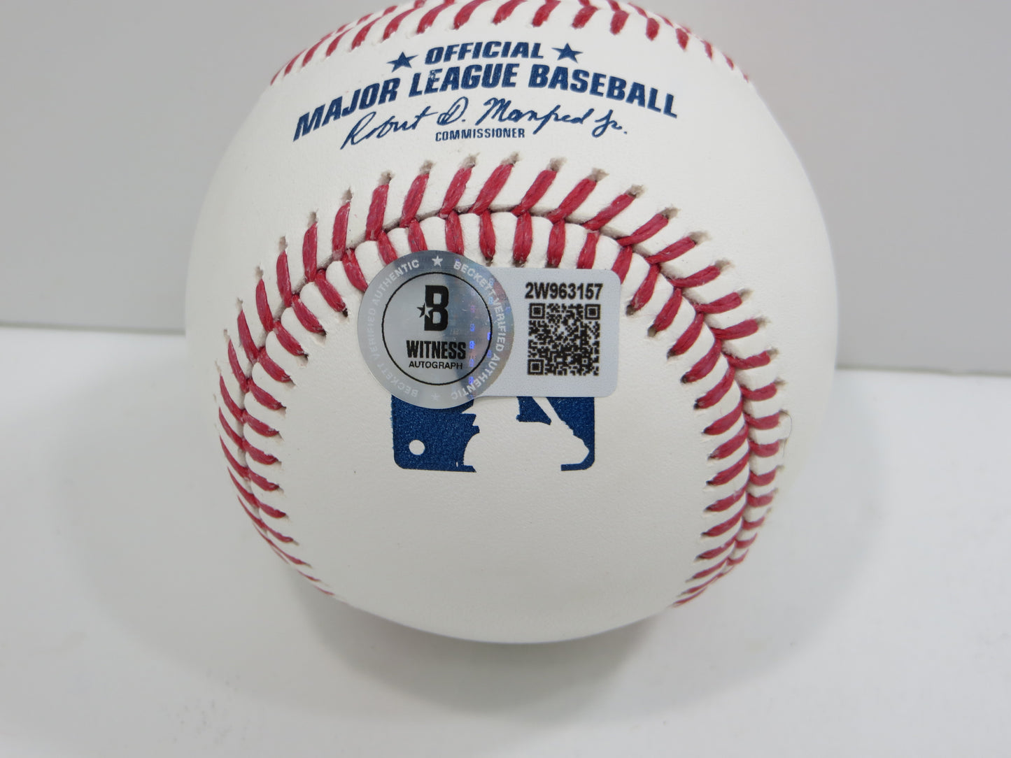 SEBASTIAN WALCOTT TEXAS RANGERS SIGNED RAWLINGS OML BASEBALL BAS COA